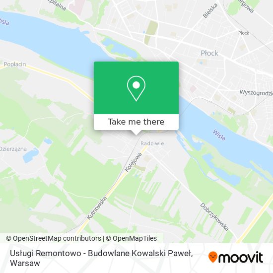 Usługi Remontowo - Budowlane Kowalski Paweł map