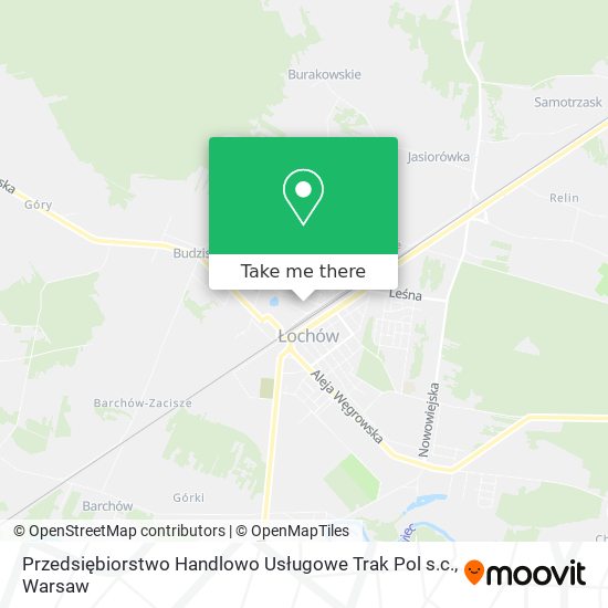 Przedsiębiorstwo Handlowo Usługowe Trak Pol s.c. map