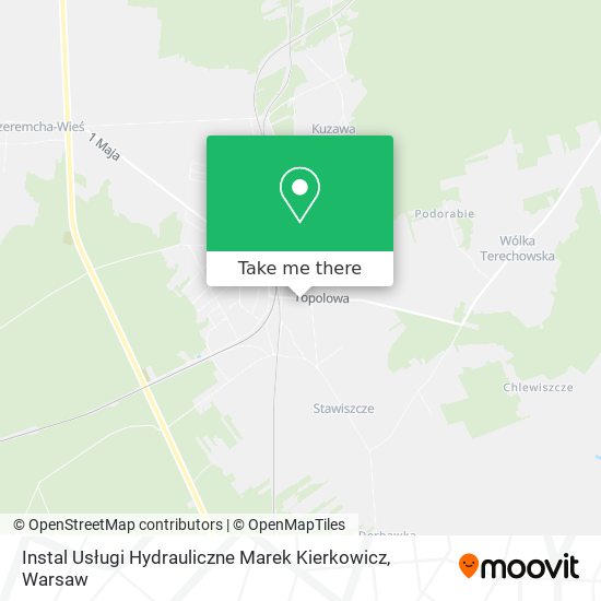 Instal Usługi Hydrauliczne Marek Kierkowicz map