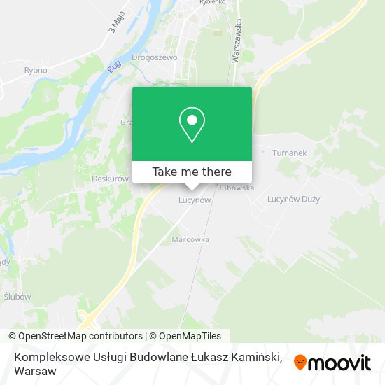 Kompleksowe Usługi Budowlane Łukasz Kamiński map