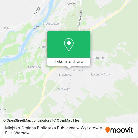 Miejsko-Gminna Biblioteka Publiczna w Wyszkowie Filia map