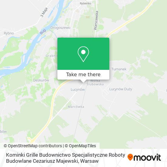 Kominki Grille Budownictwo Specjalistyczne Roboty Budowlane Cezariusz Majewski map