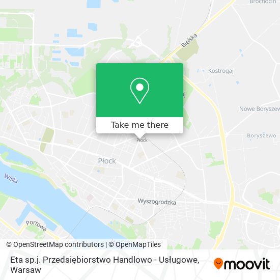 Eta sp.j. Przedsiębiorstwo Handlowo - Usługowe map