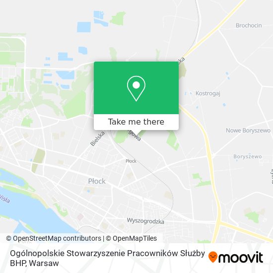 Ogólnopolskie Stowarzyszenie Pracowników Służby BHP map