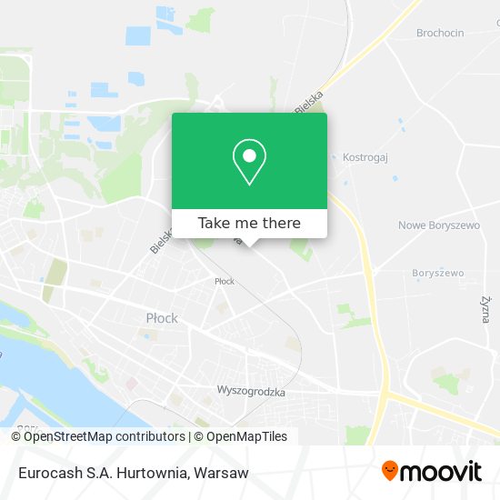 Eurocash S.A. Hurtownia map