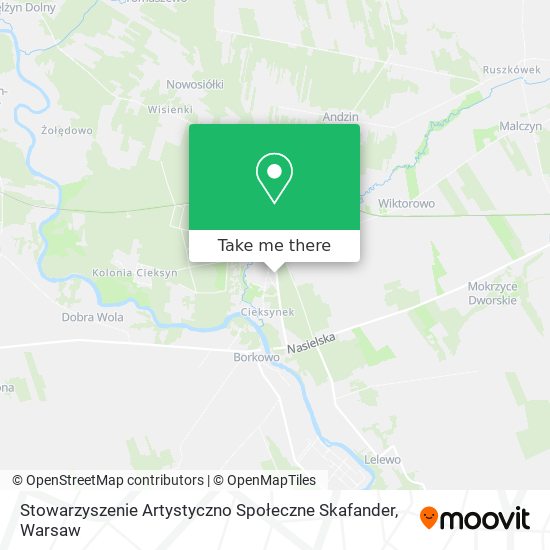 Stowarzyszenie Artystyczno Społeczne Skafander map