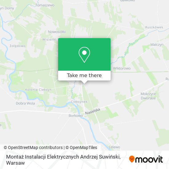 Montaż Instalacji Elektrycznych Andrzej Suwiński map