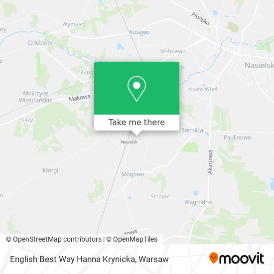 English Best Way Hanna Krynicka map