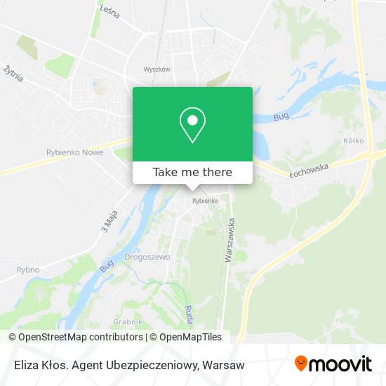 Eliza Kłos. Agent Ubezpieczeniowy map