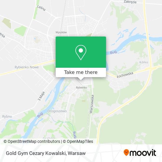 Gold Gym Cezary Kowalski map