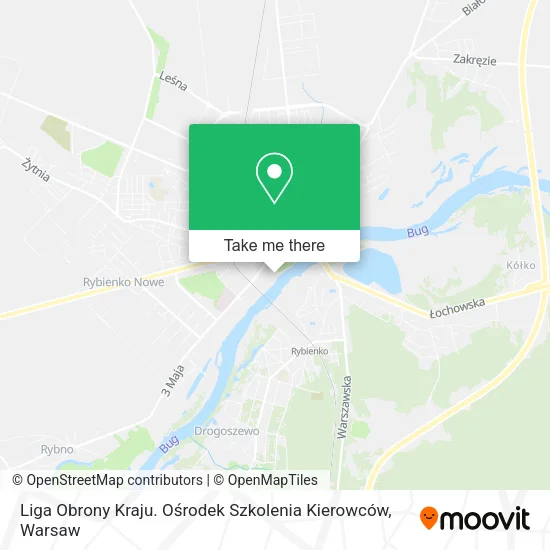 Карта Liga Obrony Kraju. Ośrodek Szkolenia Kierowców