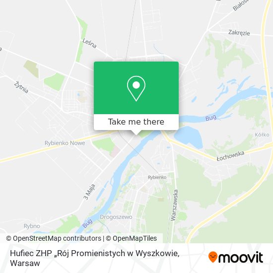 Hufiec ZHP „Rój Promienistych w Wyszkowie map