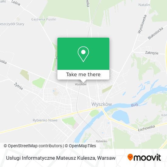 Usługi Informatyczne Mateusz Kulesza map