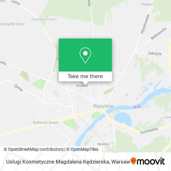 Usługi Kosmetyczne Magdalena Kędzierska map