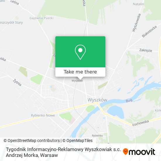 Tygodnik Informacyjno-Reklamowy Wyszkowiak s.c. Andrzej Morka map