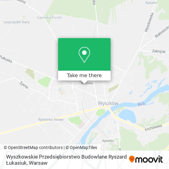 Карта Wyszkowskie Przedsiębiorstwo Budowlane Ryszard Łukasiuk