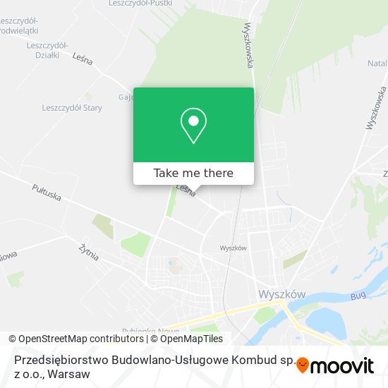 Przedsiębiorstwo Budowlano-Usługowe Kombud sp. z o.o. map