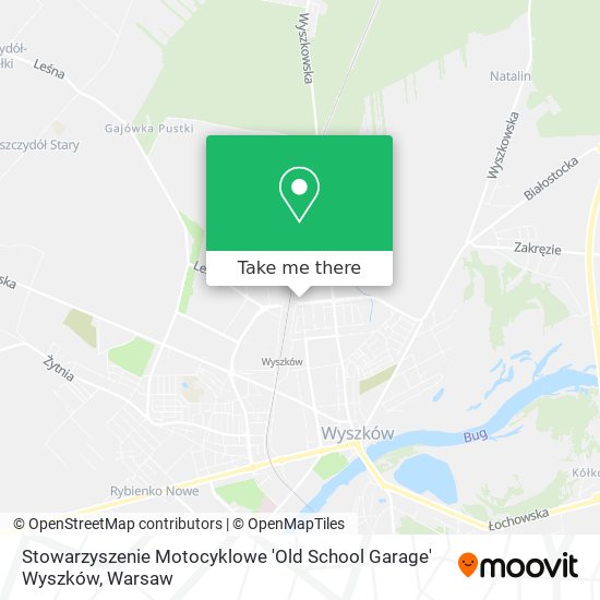 Stowarzyszenie Motocyklowe 'Old School Garage' Wyszków map