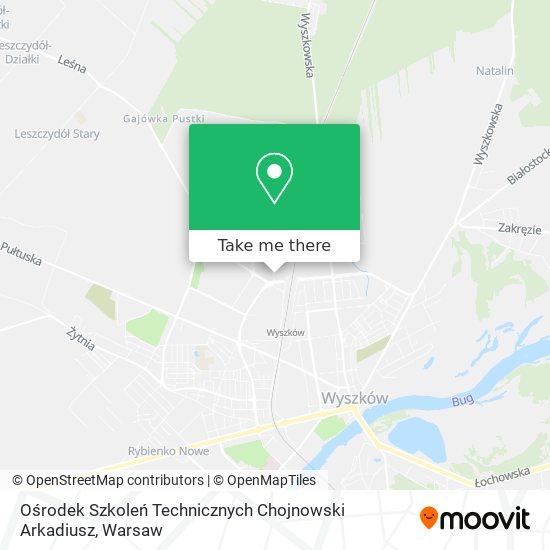 Ośrodek Szkoleń Technicznych Chojnowski Arkadiusz map