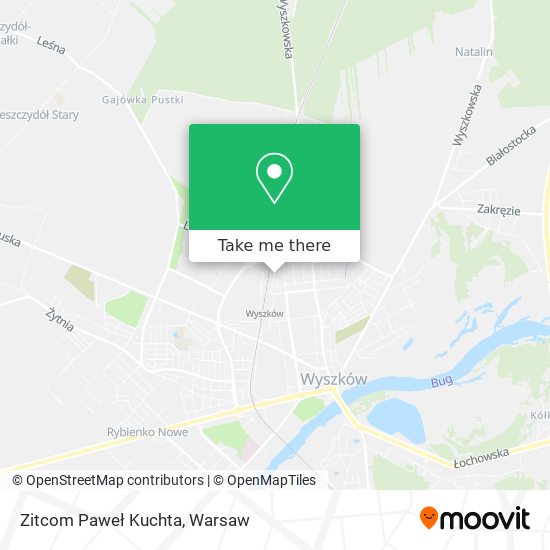 Zitcom Paweł Kuchta map