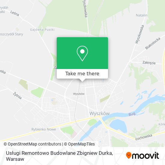 Usługi Remontowo Budowlane Zbigniew Durka map