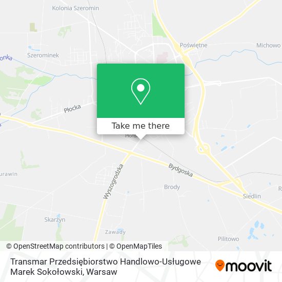 Transmar Przedsiębiorstwo Handlowo-Usługowe Marek Sokołowski map