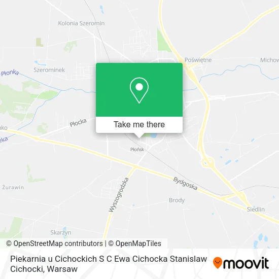 Карта Piekarnia u Cichockich S C Ewa Cichocka Stanislaw Cichocki
