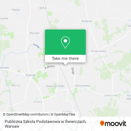 Publiczna Szkoła Podstawowa w Świerczach map