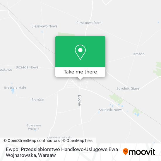 Ewpol Przedsiębiorstwo Handlowo-Usługowe Ewa Wojnarowska map