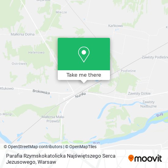 Карта Parafia Rzymskokatolicka Najświętszego Serca Jezusowego