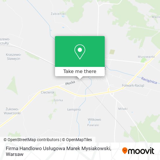 Firma Handlowo Usługowa Marek Mysiakowski map