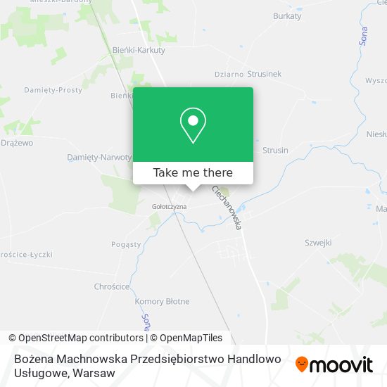 Bożena Machnowska Przedsiębiorstwo Handlowo Usługowe map