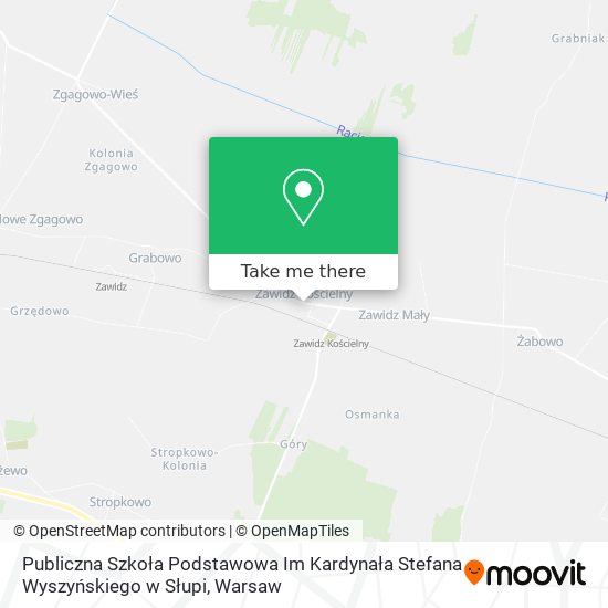 Publiczna Szkoła Podstawowa Im Kardynała Stefana Wyszyńskiego w Słupi map