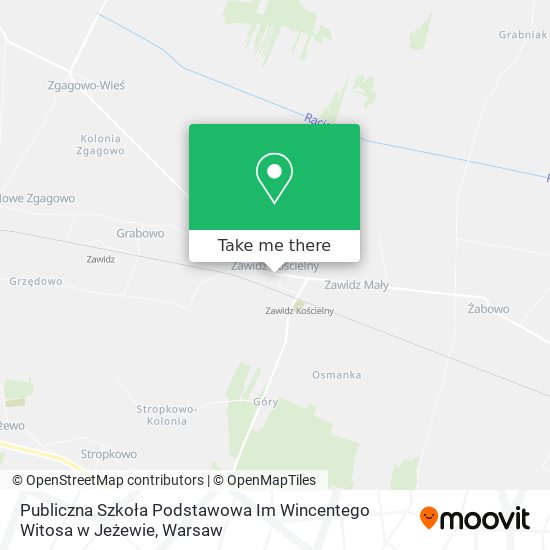 Publiczna Szkoła Podstawowa Im Wincentego Witosa w Jeżewie map