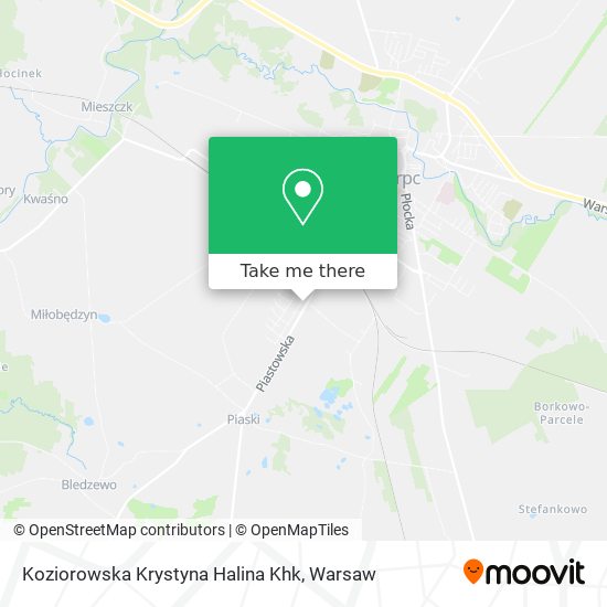 Koziorowska Krystyna Halina Khk map