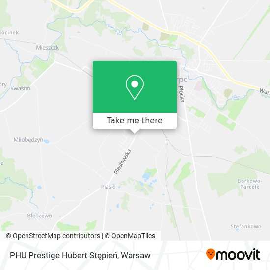 PHU Prestige Hubert Stępień map