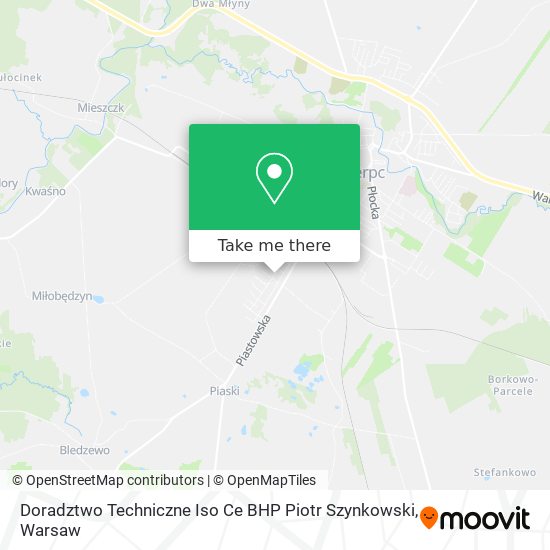 Doradztwo Techniczne Iso Ce BHP Piotr Szynkowski map