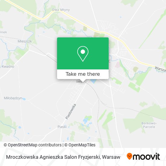 Mroczkowska Agnieszka Salon Fryzjerski map