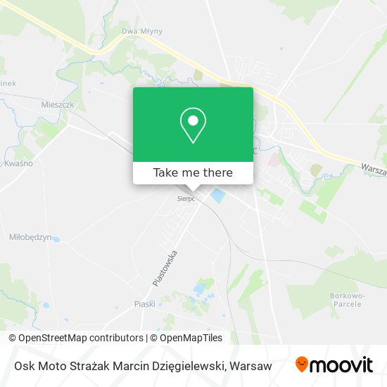 Osk Moto Strażak Marcin Dzięgielewski map