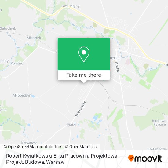 Robert Kwiatkowski Erka Pracownia Projektowa. Projekt, Budowa map