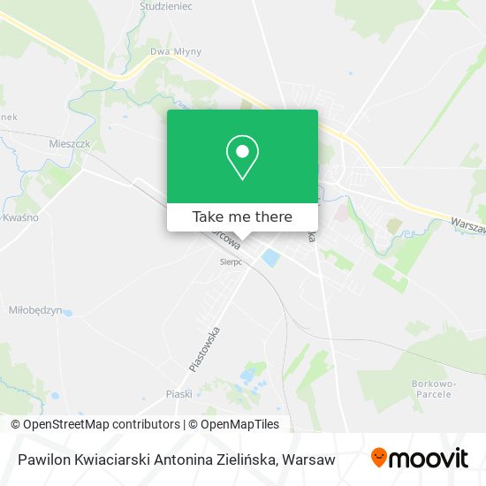 Pawilon Kwiaciarski Antonina Zielińska map