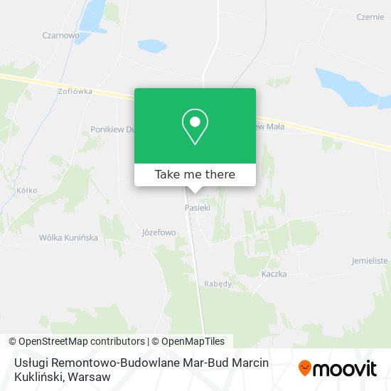 Usługi Remontowo-Budowlane Mar-Bud Marcin Kukliński map