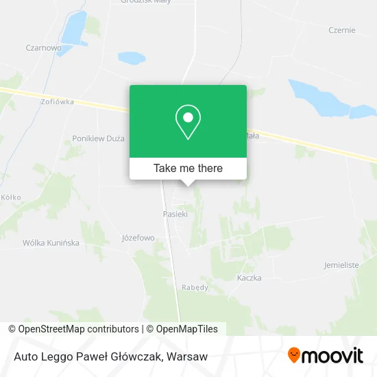 Карта Auto Leggo Paweł Główczak
