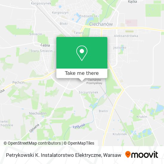 Petrykowski K. Instalatorstwo Elektryczne map