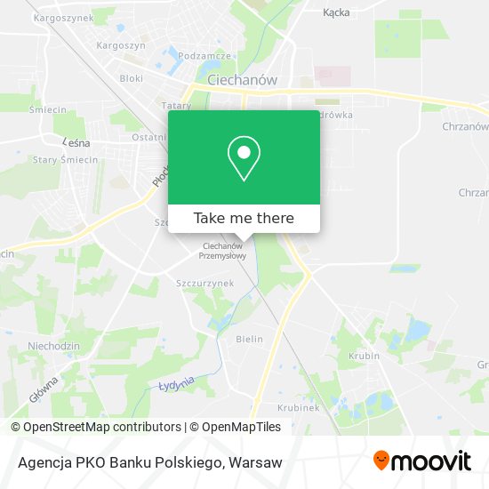 Agencja PKO Banku Polskiego map