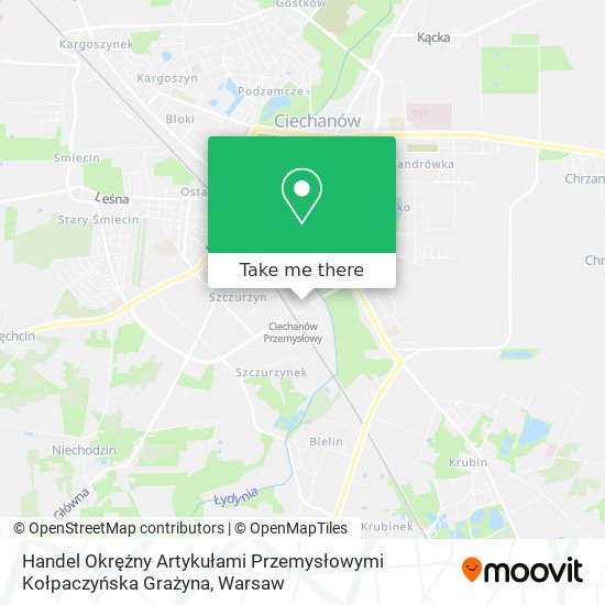 Handel Okrężny Artykułami Przemysłowymi Kołpaczyńska Grażyna map