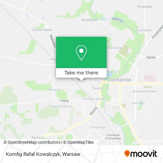 Komfig Rafał Kowalczyk map