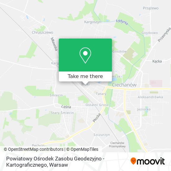 Powiatowy Ośrodek Zasobu Geodezyjno - Kartograficznego map