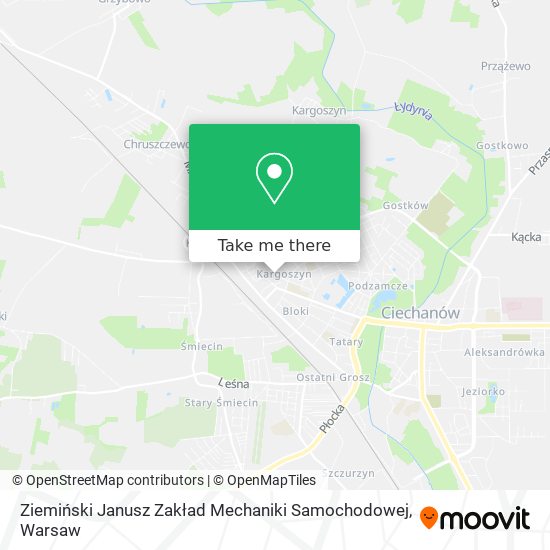 Ziemiński Janusz Zakład Mechaniki Samochodowej map