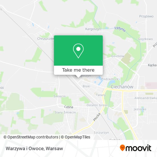 Warzywa i Owoce map